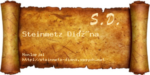 Steinmetz Diána névjegykártya